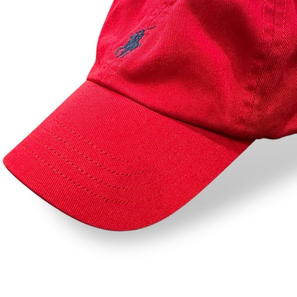 Ralph Lauren Red Baseball Cap 12-24 Months - Picture 3 of 7